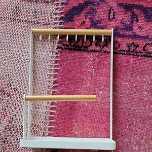 Modern White and Tan Jewelry Organizer